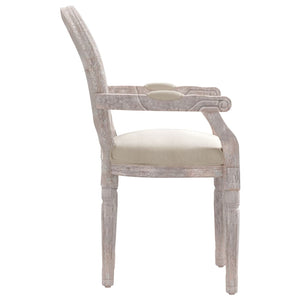 Leinen Esszimmerstuhl, 54x56x96,5 cm