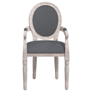 Dunkelgrauer Esszimmerstuhl Stoff 54x56x96,5 cm