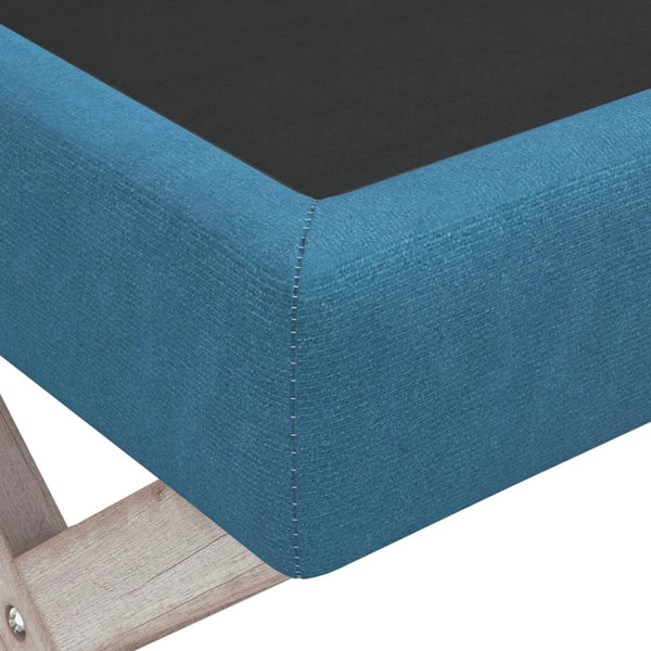 vidaXL Banc de rangement bleu 110x45x49 cm Velours