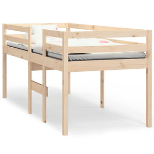 Hochbett Kiefer 80x200 cm Massivholz