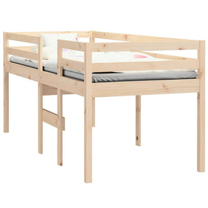 Hochbett Kiefer 80x200 cm Massivholz