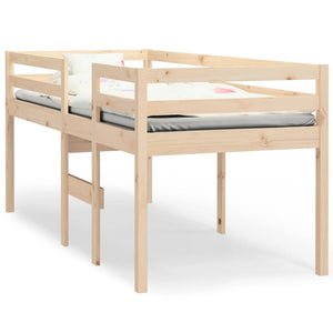 Hochbett 90x190 cm Kiefer Massivholz