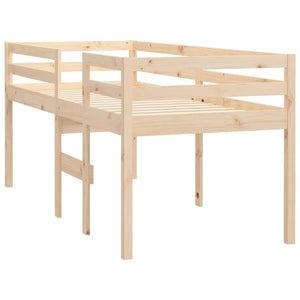 Hochbett 90x190 cm Kiefer Massivholz