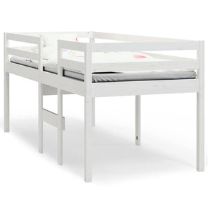 Weißes Kiefernholz Hochbett 75x190 cm