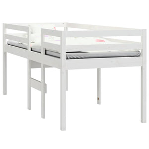 Weißes Kiefernholz Hochbett 75x190 cm