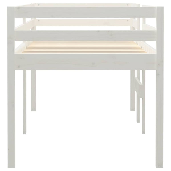 Weißes Kiefernholz Hochbett 75x190 cm
