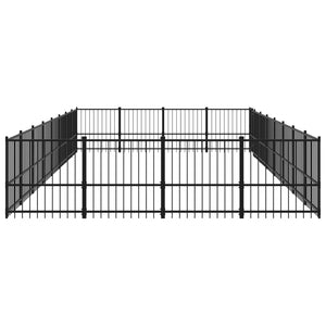 Outdoor-Hundezwinger Stahl 30,11 m²