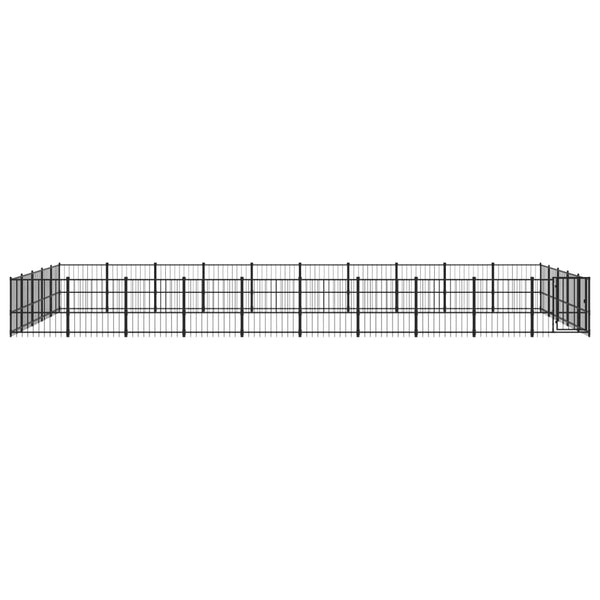 Outdoor-Hundezwinger Stahl 47,05 m²