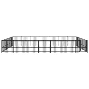 Outdoor-Hundezwinger Stahl 39,52 m²