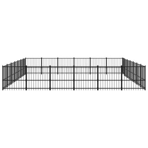 Outdoor-Hundezwinger Stahl 39,52 m²