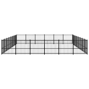 Outdoor-Hundezwinger Stahl 50,81 m²
