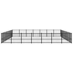 Outdoor-Hundezwinger Stahl 52,69 m²