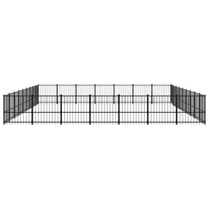 Outdoor-Hundezwinger Stahl 59,28 m²