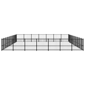 Outdoor-Hundezwinger Stahl 65,86 m²