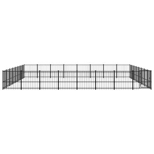 Outdoor-Hundezwinger Stahl 60,22 m²