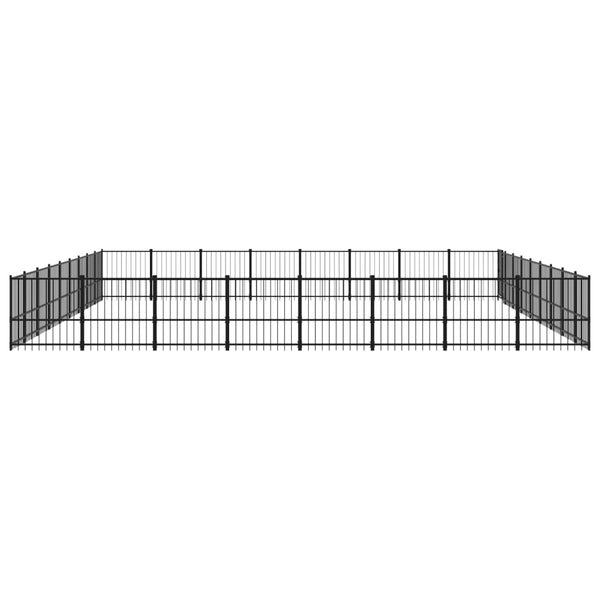Outdoor-Hundezwinger Stahl 67,74 m²