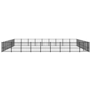 Outdoor-Hundezwinger Stahl 76,21 m²