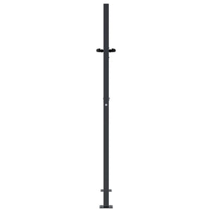 Gartentor Anthrazit 100x125 cm Stahl Baum-Design