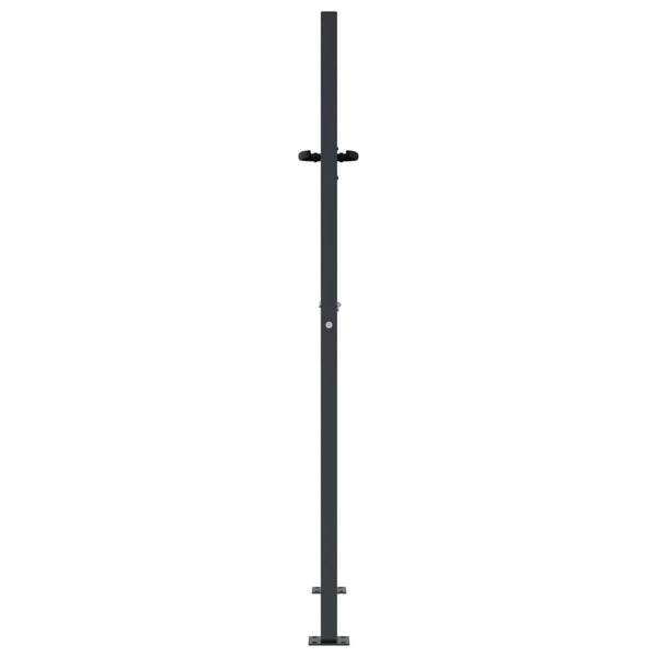Gartentor Anthrazit 100x125 cm Stahl Baum-Design