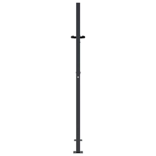 vidaXL Portail de jardin anthracite 100x150 cm acier motif arbre