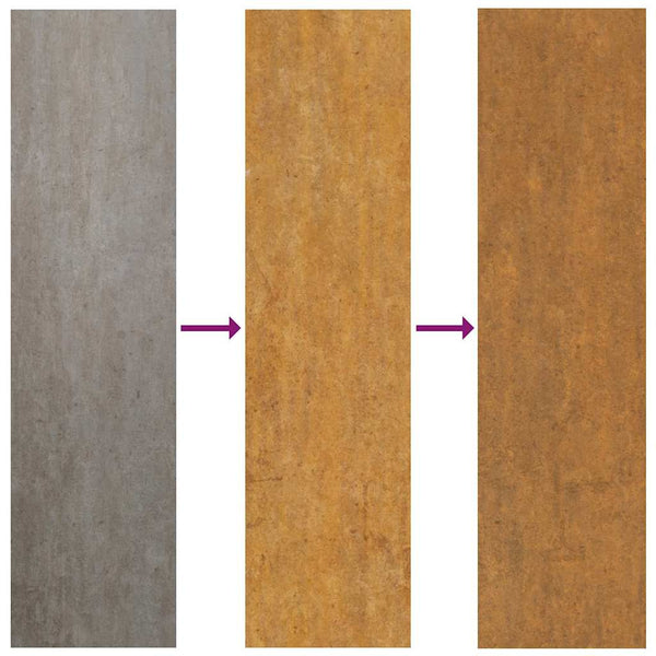 Gartentor 100x150 cm Cortenstahl Bambus-Design