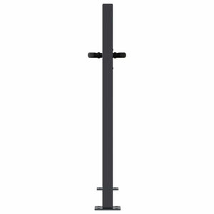 Gartentor Anthrazit 100x100 cm Stahl Quadratisches Design
