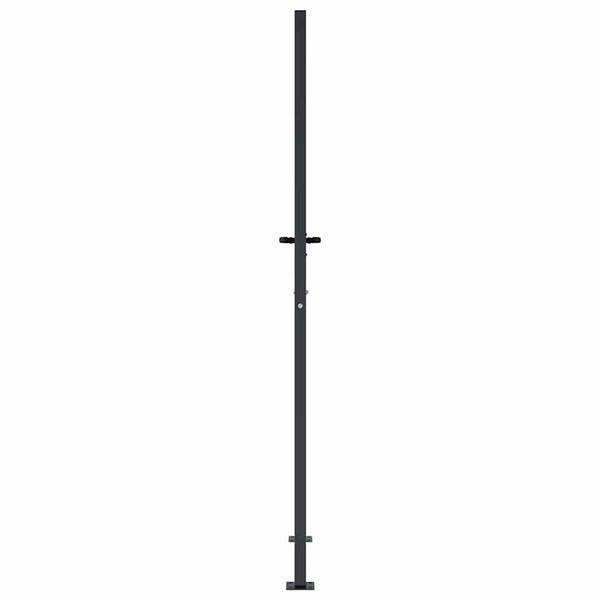 Gartentor Anthrazit 100x200 cm Stahl Quadratisches Design