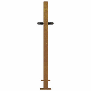 Gartentor 100x100 cm Cortenstahl Quadratisches Design