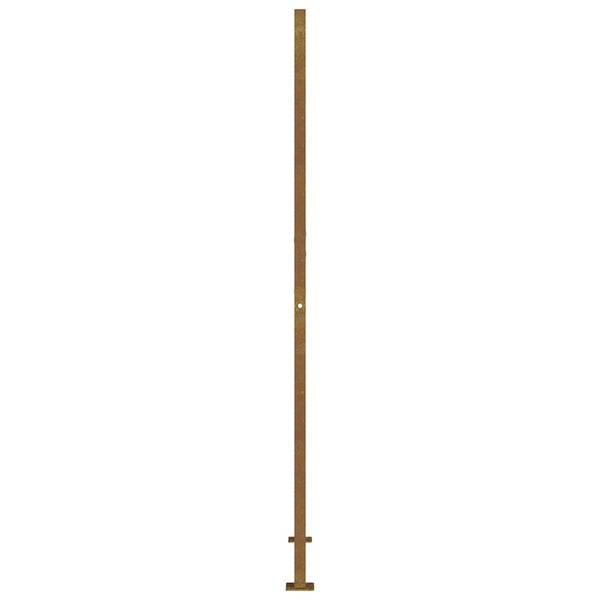 Gartentor 100x175 cm Cortenstahl Quadratisches Design