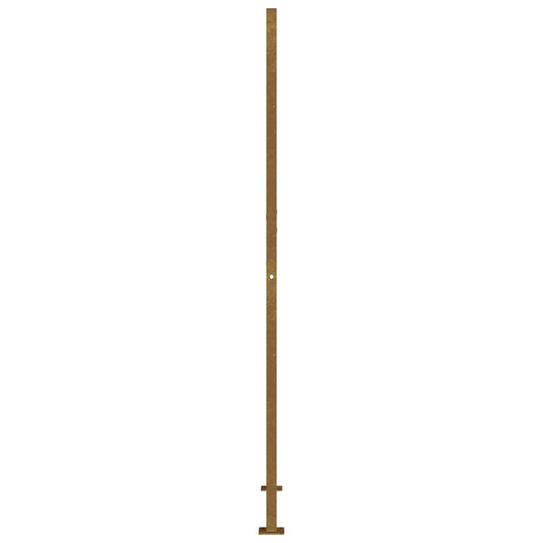 Gartentor 100x200 cm Cortenstahl Quadratisches Design