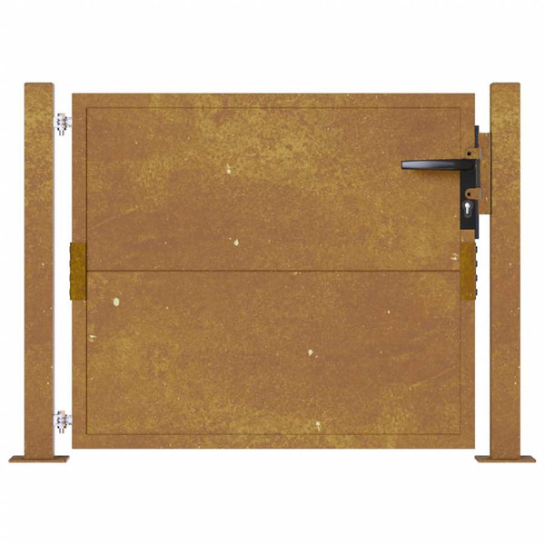 Gartentor 100x75 cm Cortenstahl