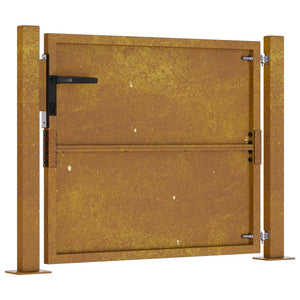 Gartentor 100x100 cm Cortenstahl