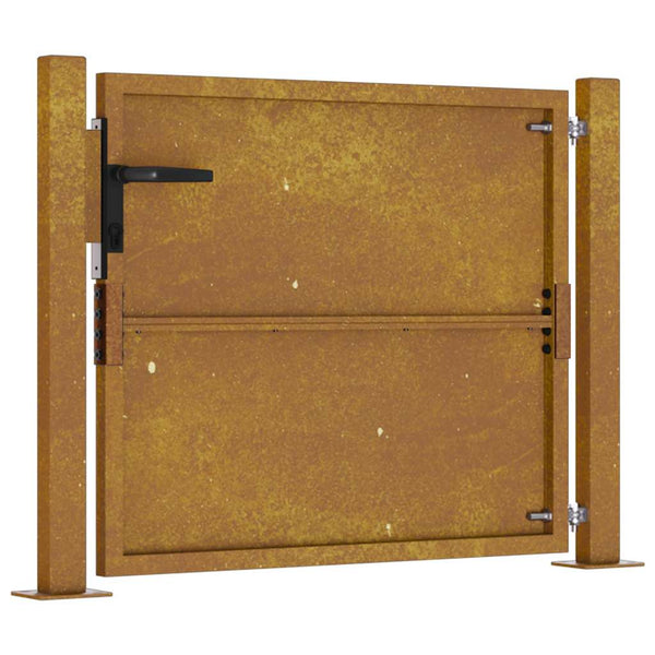 Gartentor 100x100 cm Cortenstahl
