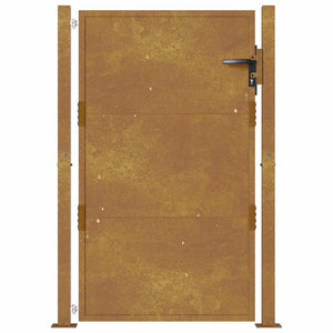 Gartentor 100x125 cm Cortenstahl