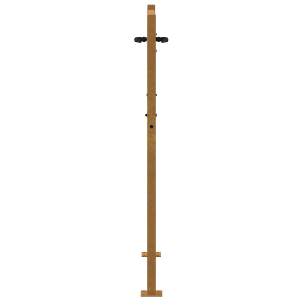 Gartentor 100x125 cm Cortenstahl