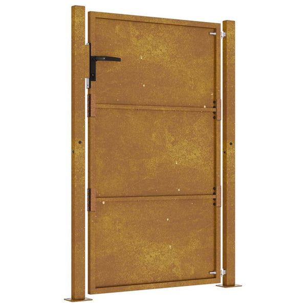 Gartentor 100x125 cm Cortenstahl