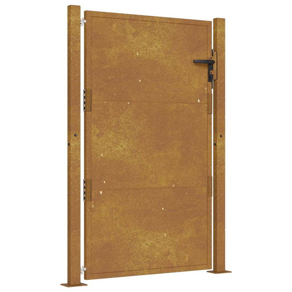 vidaXL Portail de jardin 100x150 cm acier Corten