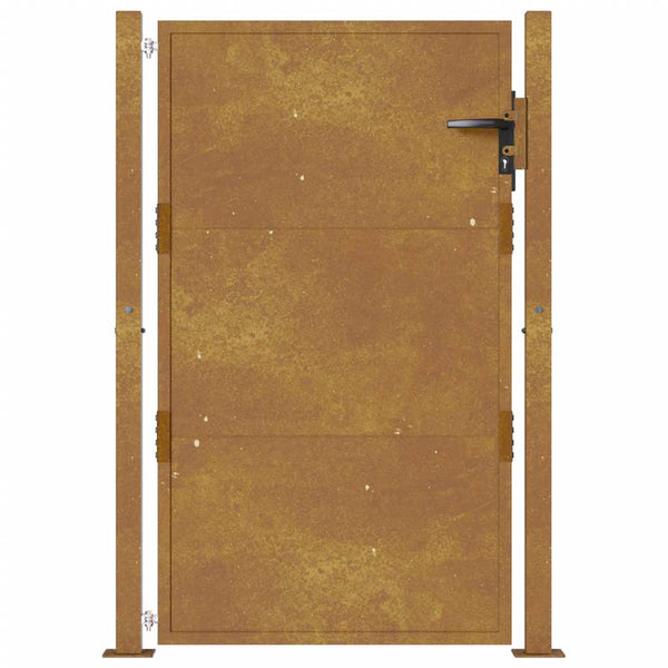 Gartentor 100x150 cm Cortenstahl