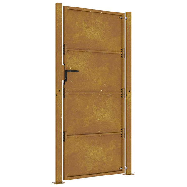 Gartentor 100x175 cm Cortenstahl