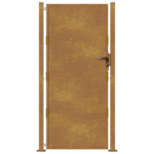 Gartentor 100x200 cm Cortenstahl