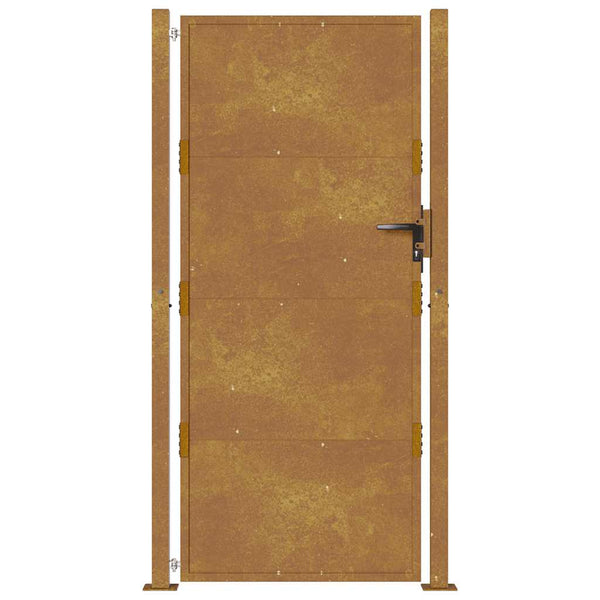 Gartentor 100x200 cm Cortenstahl