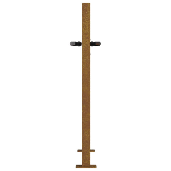 Gartentor 100x75 cm Cortenstahl Baumdesign