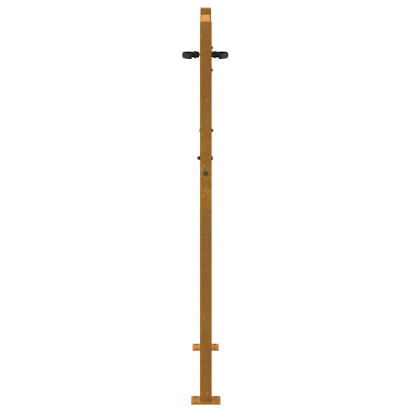 Gartentor 100x125 cm Cortenstahl Baumdesign