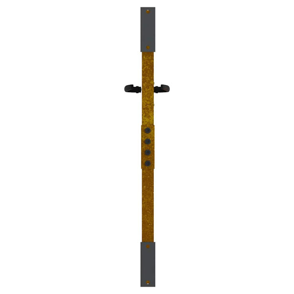 Gartentor 85x75 cm Cortenstahl Gras-Design