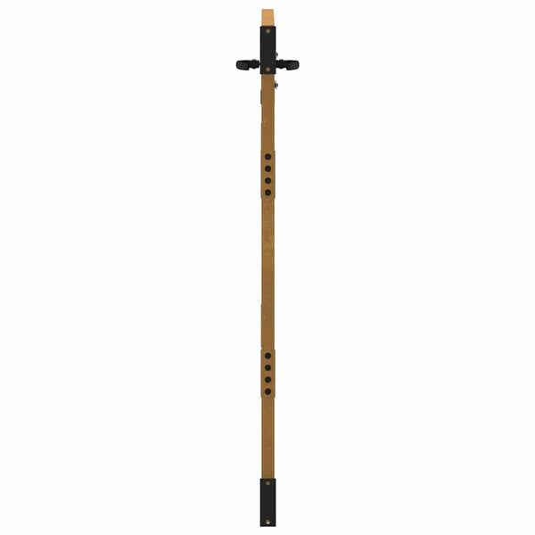 Gartentor 85x150 cm Cortenstahl Gras-Design