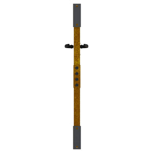 Gartentor 85x75 cm Cortenstahl Bambus-Design