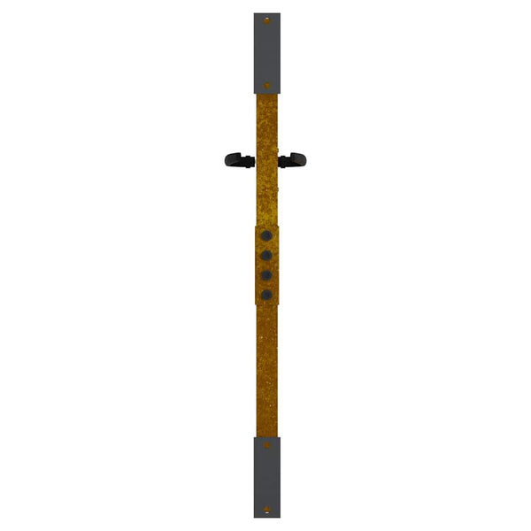 Gartentor 85x75 cm Cortenstahl Bambus-Design