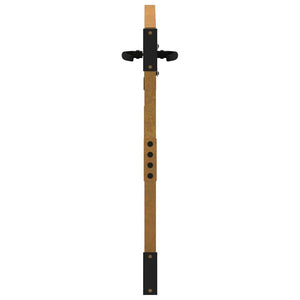 Gartentor 85x100 cm Cortenstahl Bambus-Design