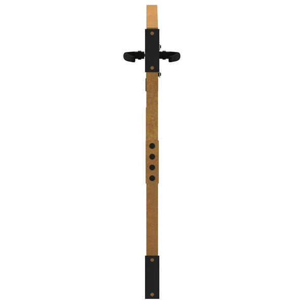 Gartentor 85x100 cm Cortenstahl Bambus-Design