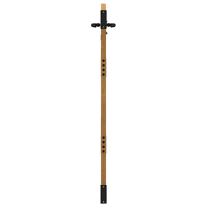Gartentor 85x125 cm Cortenstahl Bambus-Design